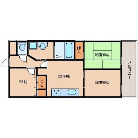 喜連瓜破駅 徒歩3分 4階の物件間取画像